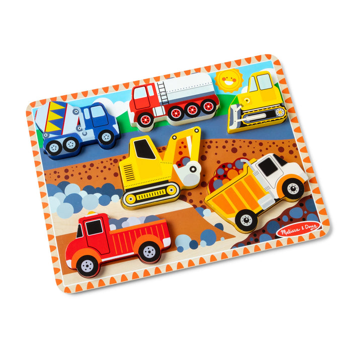 Construction Chunky Puzzle - 6 Pieces V0