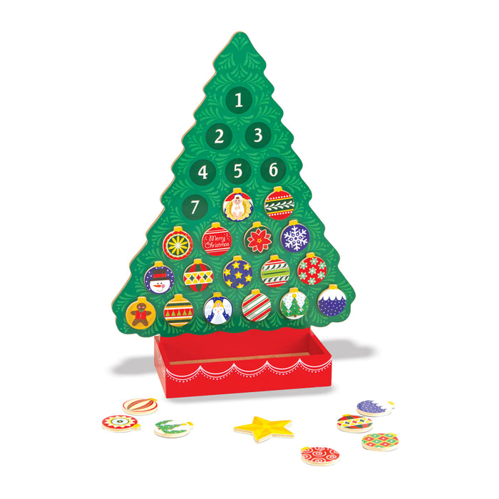 Countdown to Christmas Wooden Religious Advent Calendar F8