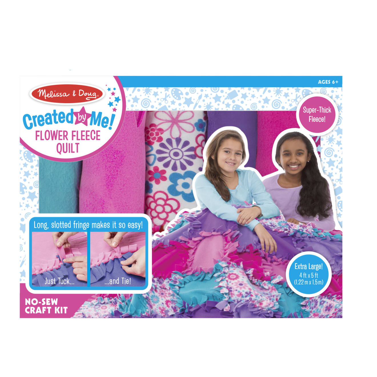 Created by Me! Flower Fleece Quilt W1