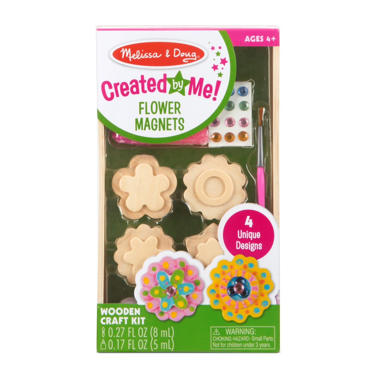 Created by Me! Flower Magnets Wooden Craft Kit Y7