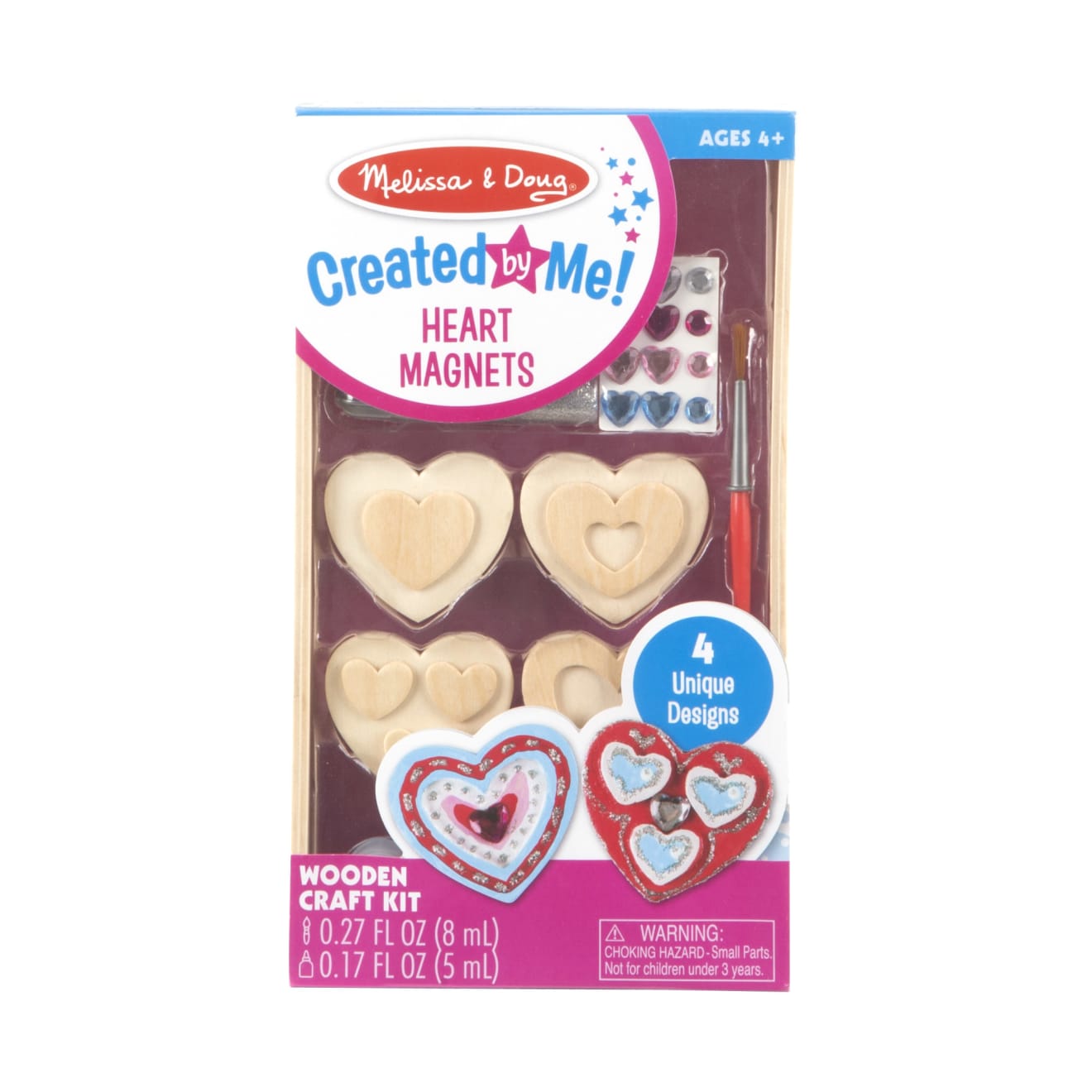 Created by Me! Heart Magnets Wooden Craft Kit G5