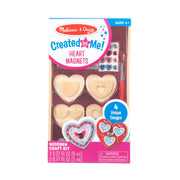 Created by Me! Heart Magnets Wooden Craft Kit W9