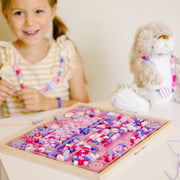 Created by Me! Sparkle & Shimmer Beads Wooden Bead Kit G3
