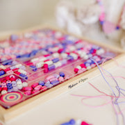Created by Me! Sparkle & Shimmer Beads Wooden Bead Kit G3