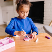 Decorate-Your-Own Wooden Heart Box H8