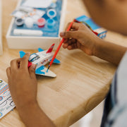 Decorate-Your-Own Wooden Plane H4