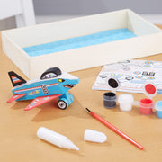 Decorate-Your-Own Wooden Plane H4