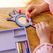 Decorate-Your-Own Wooden Princess Mirror J5