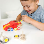 Decorate-Your-Own Wooden Race Car Q6