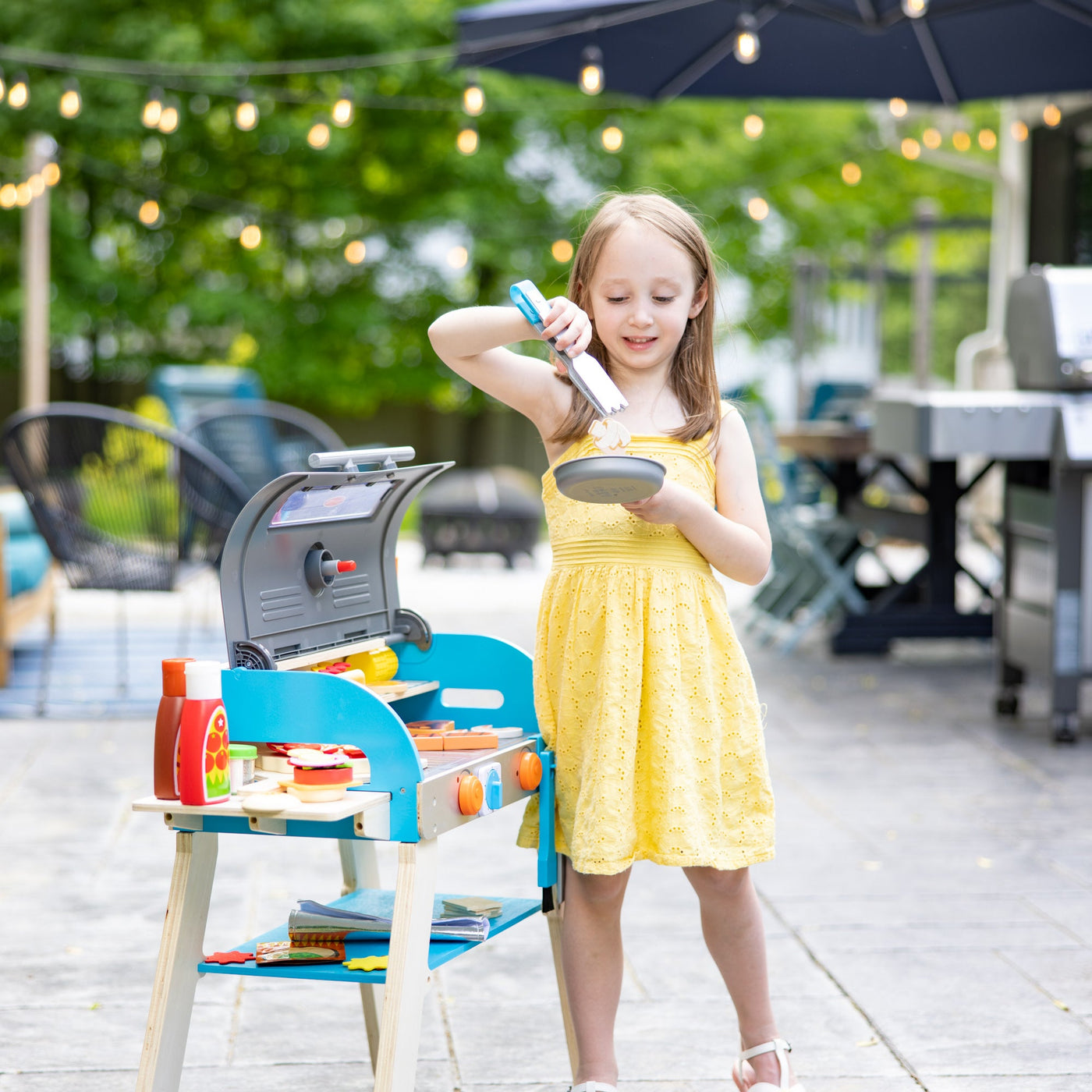 Deluxe Grill & Pizza Oven Play Set Z0
