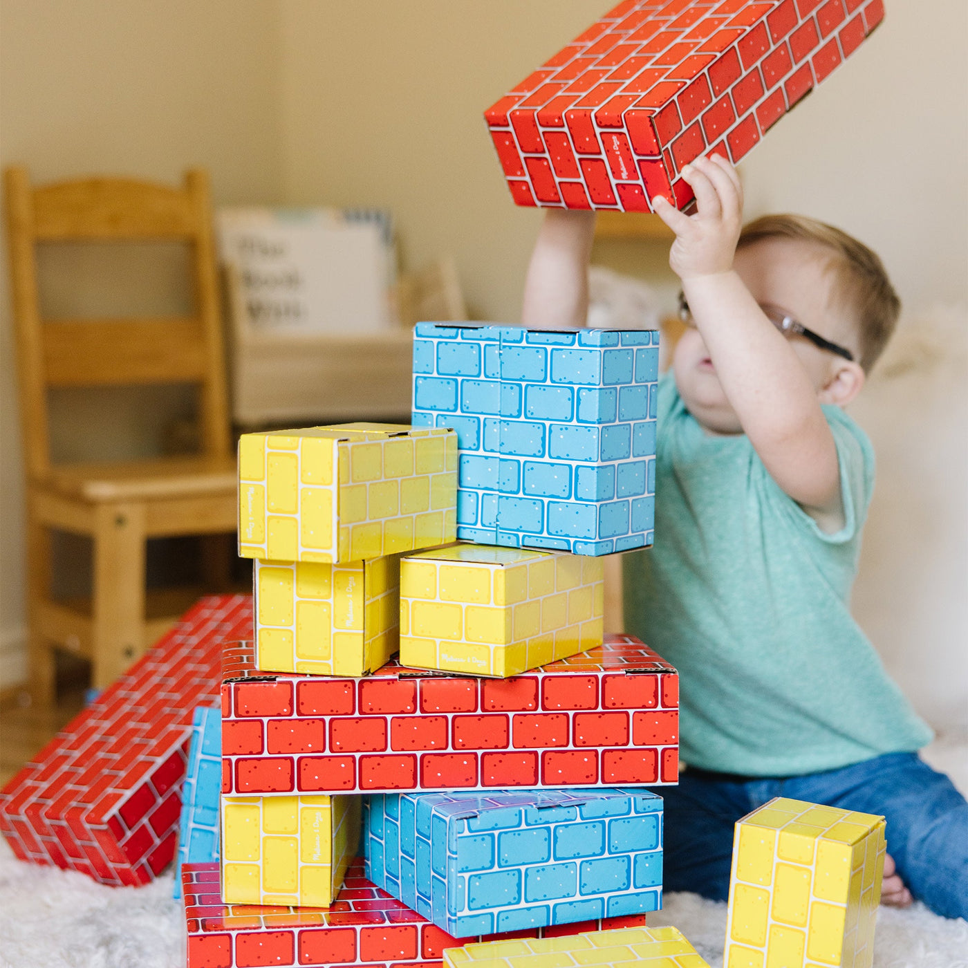 Deluxe Jumbo Cardboard Blocks - 40 Pieces H5