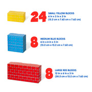 Deluxe Jumbo Cardboard Blocks - 40 Pieces H5
