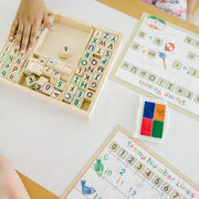 Deluxe Wooden Stamp Set - ABCs 123s I2
