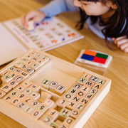 Deluxe Wooden Stamp Set - ABCs 123s I2