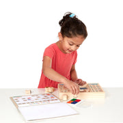 Deluxe Wooden Stamp Set - ABCs 123s I2