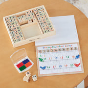 Deluxe Wooden Stamp Set - ABCs 123s I2