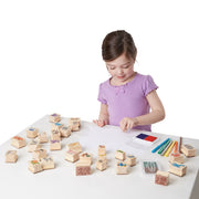 Deluxe Wooden Stamp Set - Animals Z9