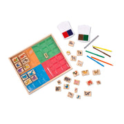 Deluxe Wooden Stamp Set - Animals Z9