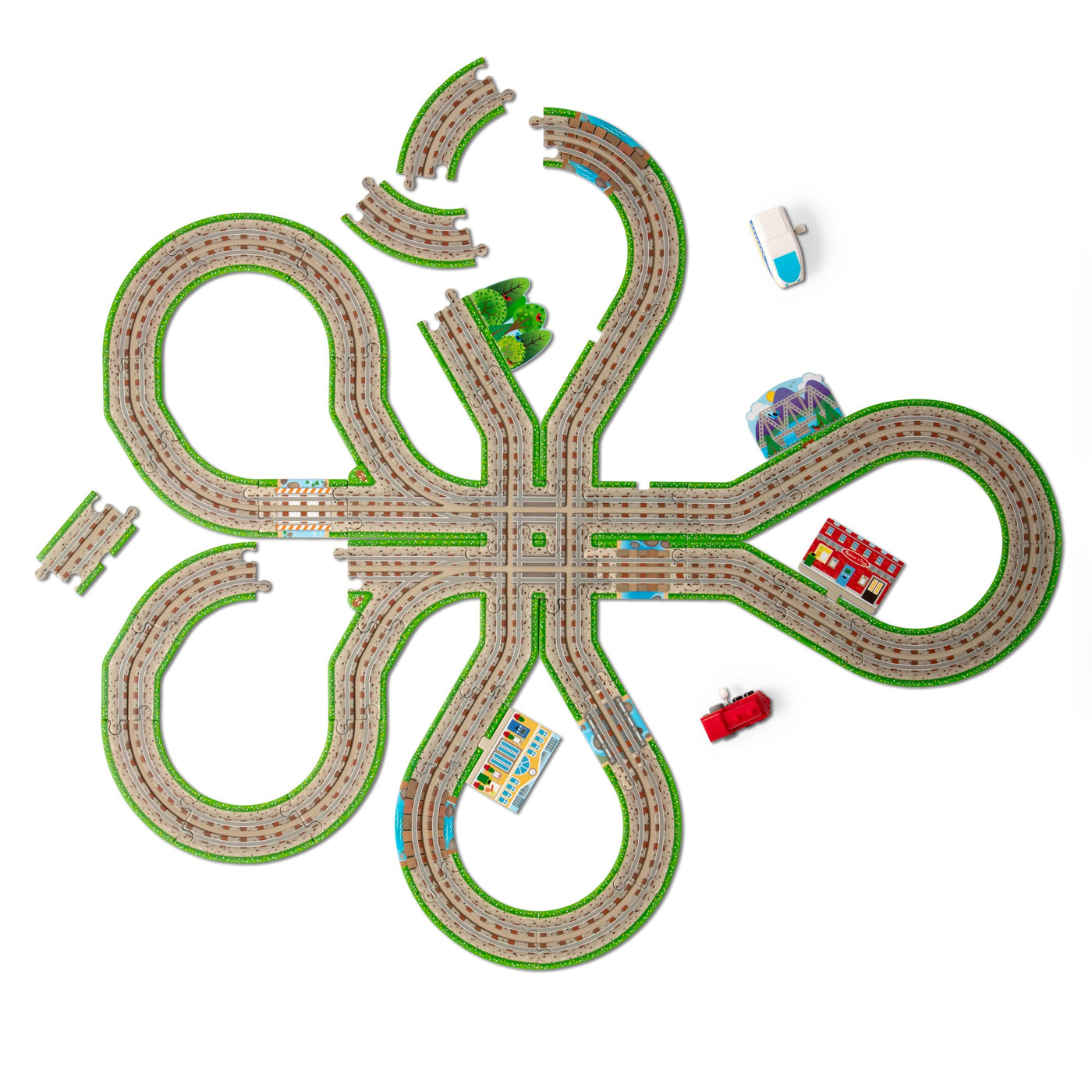 Design Your Own Railroad Floor Puzzle E2