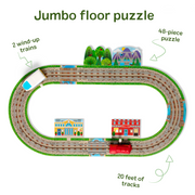 Design Your Own Railroad Floor Puzzle E2