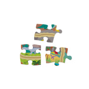 Dinosaur Adventure Tracks Floor Puzzle – 48 Pieces + 2 Wind-Up Dinosaurs L2