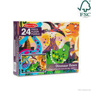 Dinosaur Dawn Floor Puzzle - 24 Pieces Q5