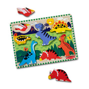 Dinosaurs Chunky Puzzle - 7 Pieces D5