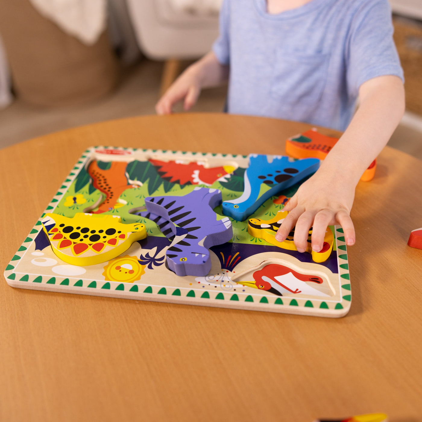 Dinosaurs Chunky Puzzle - 7 Pieces H2