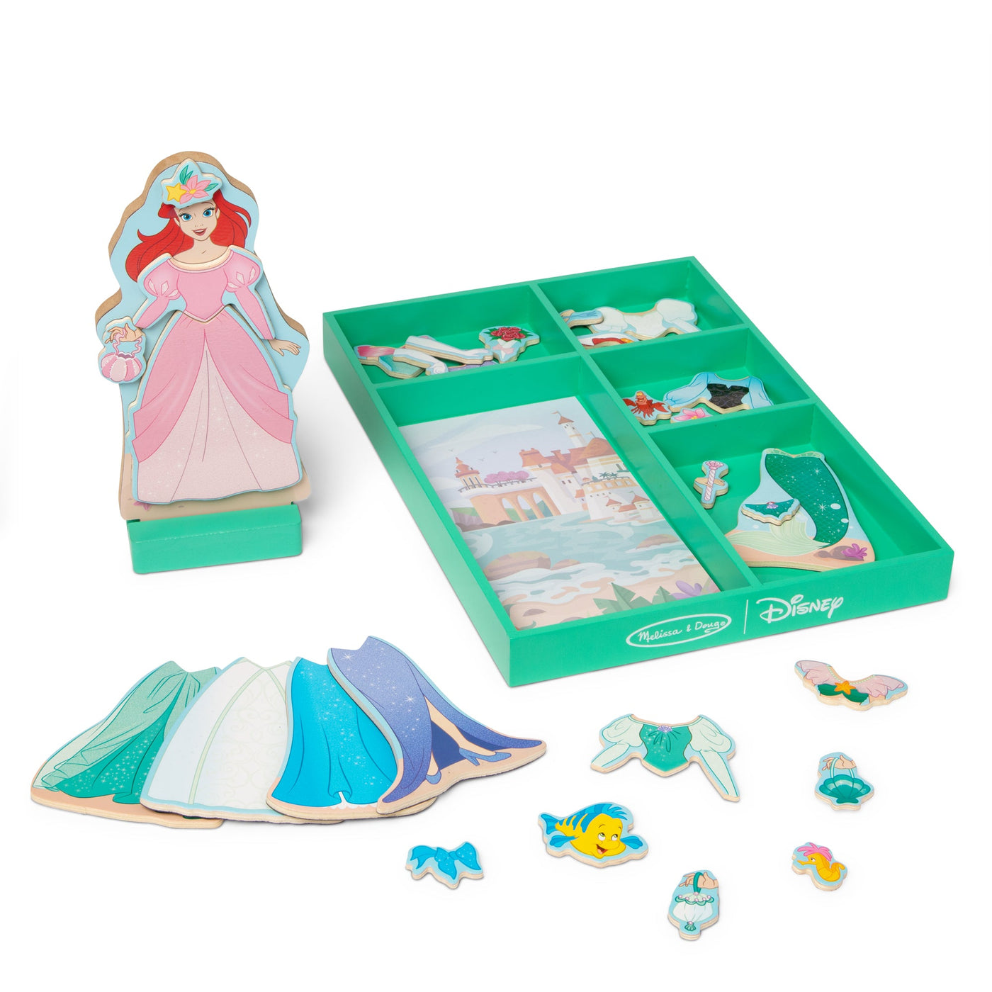 Disney Ariel Wooden Magnetic Dress-Up M9