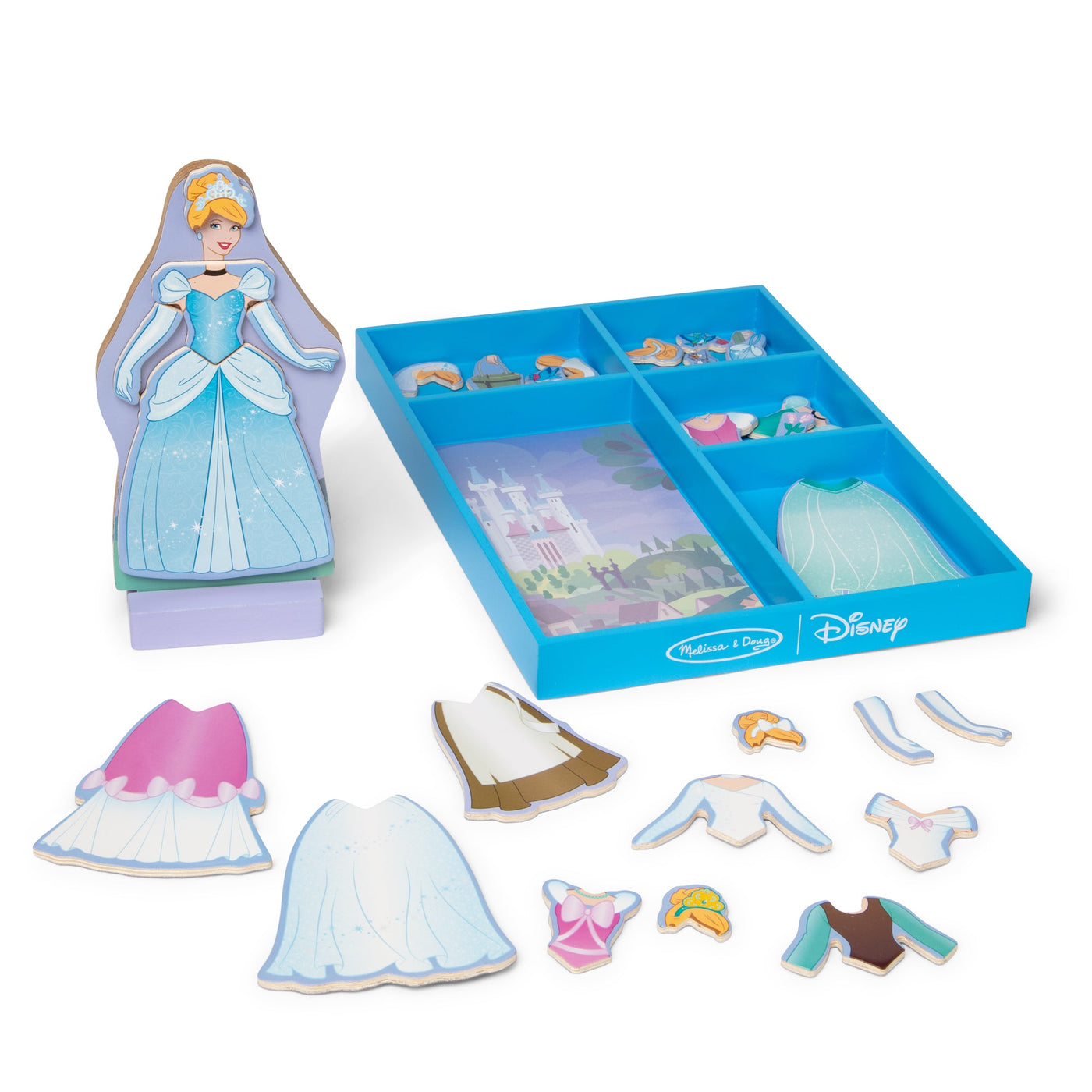 Disney Cinderella Wooden Magnetic Dress-Up M4