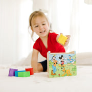 Disney Mickey Mouse & Friends Wooden Shape Sorting Cube D8