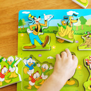 Disney Mickey Mouse Wooden Chunky Puzzle K5