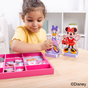 Disney Minnie & Daisy Deluxe Wooden Magnetic Dress-Up I0