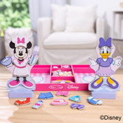 Disney Minnie & Daisy Deluxe Wooden Magnetic Dress-Up I0