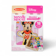 Disney Minnie Mouse Wooden Mix & Match Dress-Up Puzzle Z0