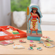 Disney Moana Wooden Magnetic Dress-Up Play Set V9