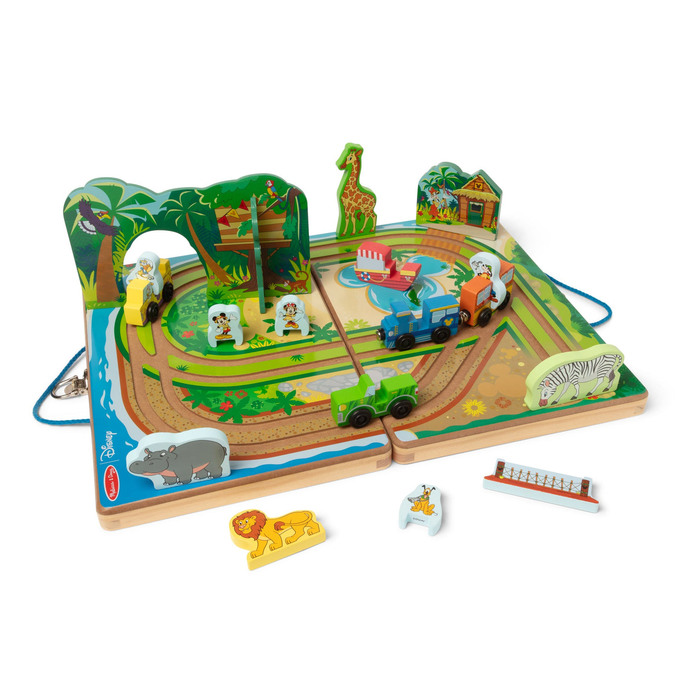 Disney Take-Along Safari Wooden Play Set S6