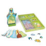 Disney Tiana Wooden Magnetic Dress-Up Play Set R8