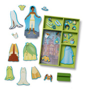 Disney Tiana Wooden Magnetic Dress-Up Play Set R8
