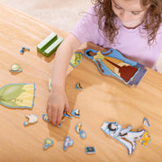 Disney Tiana Wooden Magnetic Dress-Up Play Set R8