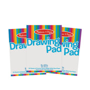 Drawing Paper Pad (50 Sheets, 9 x 12 Inches) 3-Pack K2