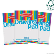 Drawing Paper Pad (50 Sheets, 9 x 12 Inches) 3-Pack K2