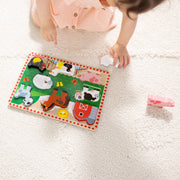 Farm Animals Chunky Puzzle - 8 Pieces B0
