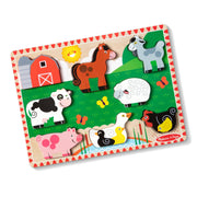 Farm Animals Chunky Puzzle - 8 Pieces M6