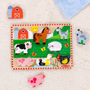 Farm Animals Chunky Puzzle - 8 Pieces M6