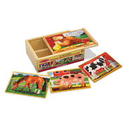 Farm Animals Jigsaw Puzzles in a Box O9