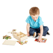 Farm Animals Jigsaw Puzzles in a Box O9