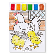 Farm Animals Paint with Water Kids' Art Pad I9