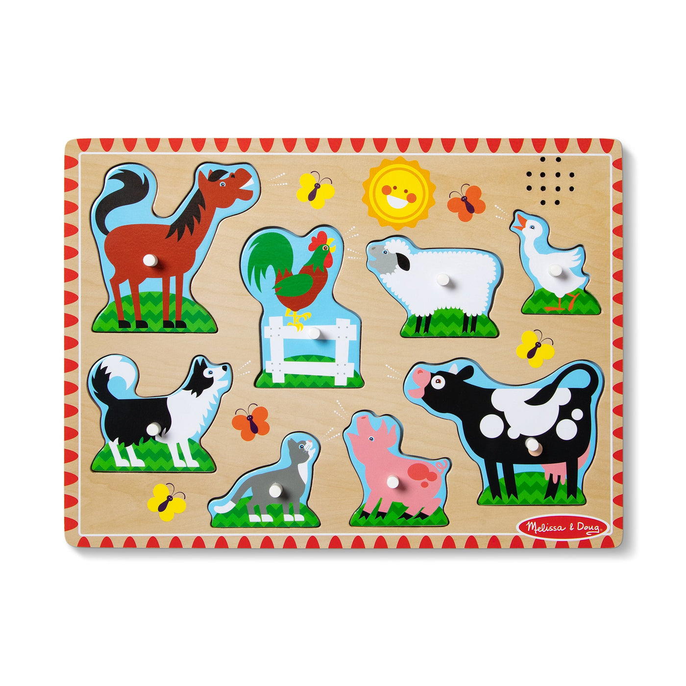 Farm Animals Sound Puzzle - 8 Pieces I1