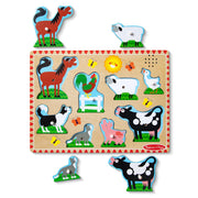 Farm Animals Sound Puzzle - 8 Pieces I1